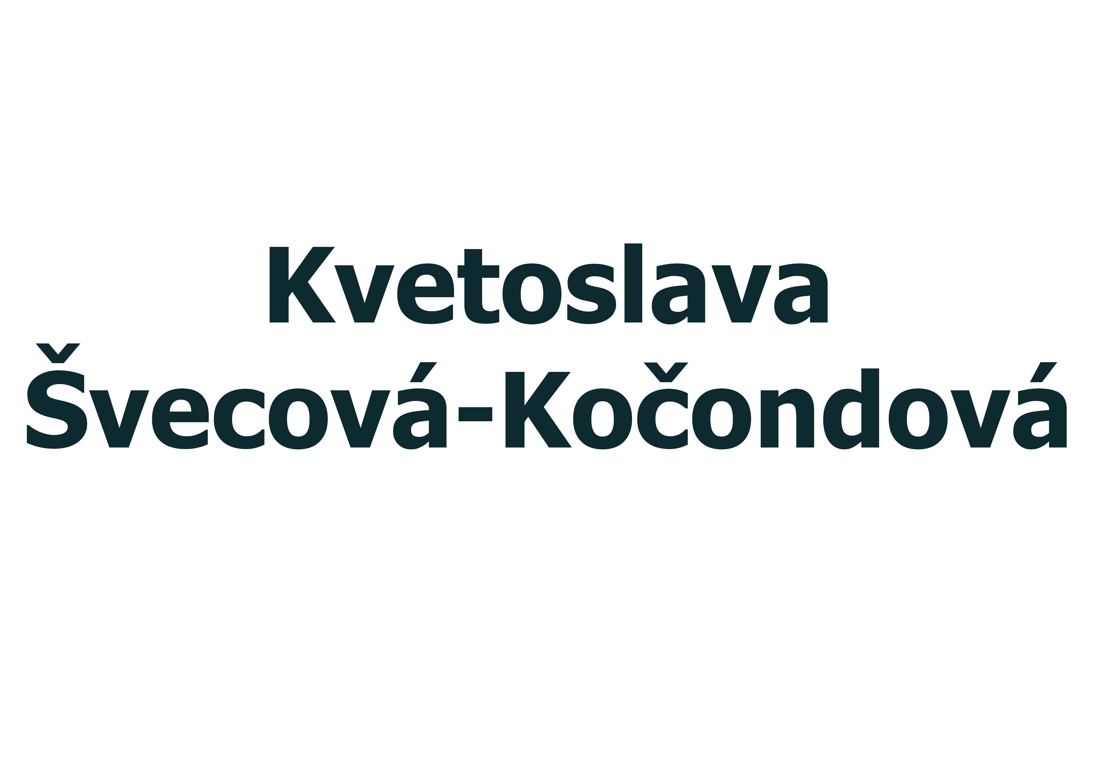 Kvetoslava Kocondova